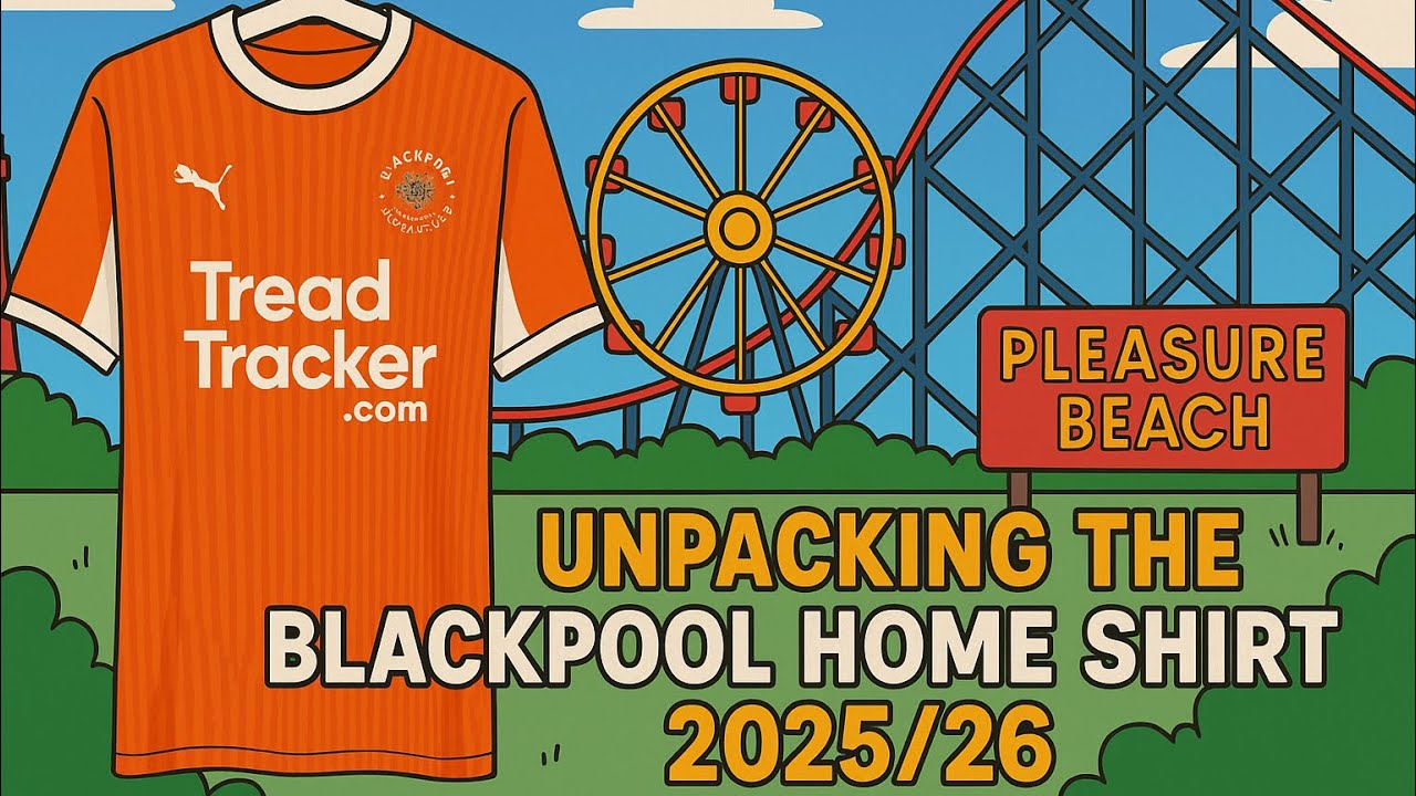 Unpacking the Blackpool FC 2025/26 Home Shirt | Tangerine Dreams & Pleasure Beach Vibes! 🧡⚽🎢 #dhgate