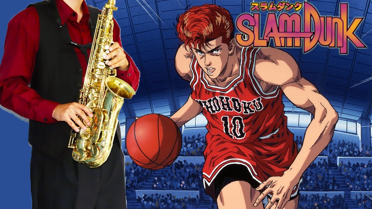 【SLAM DUNK】煌めく瞬間に捕われて【楽譜】"Kirameku Toki ni Torawarete" MANISH サックスで吹いてみた Saxophone Cover [Sheet]