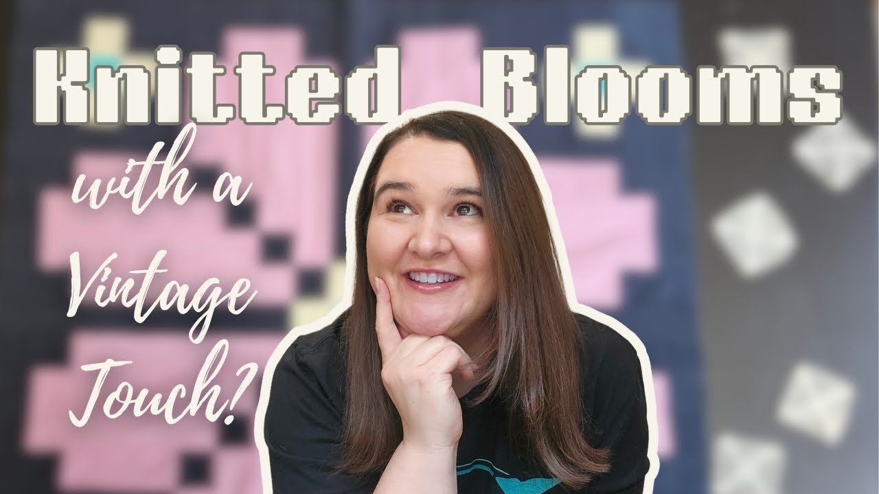 Knitted Blooms Quilt with a Vintage Touch | Quilting with Doilies | Spin the Wheel