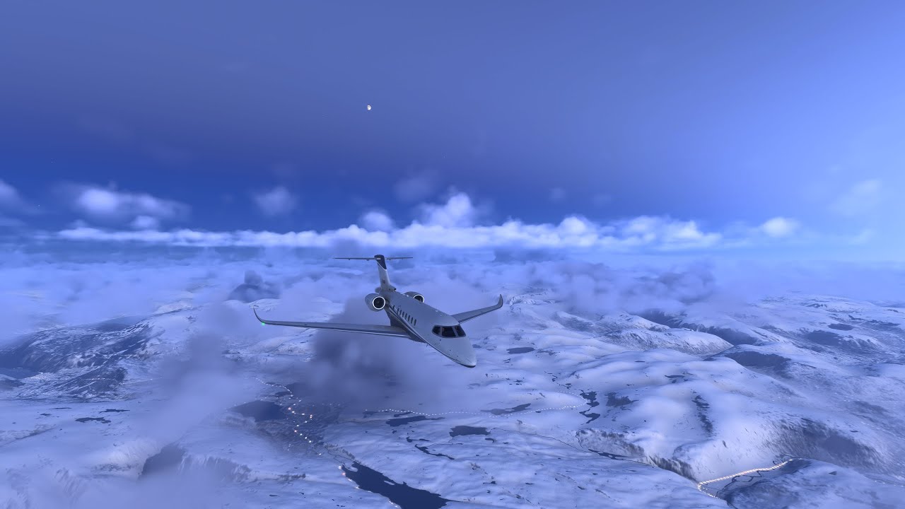 MSFS 2024 Stunningly Beautiful Sogndal to Spectacular Bergen (ENSG-ENBR) BATC 4K Citation Longitude