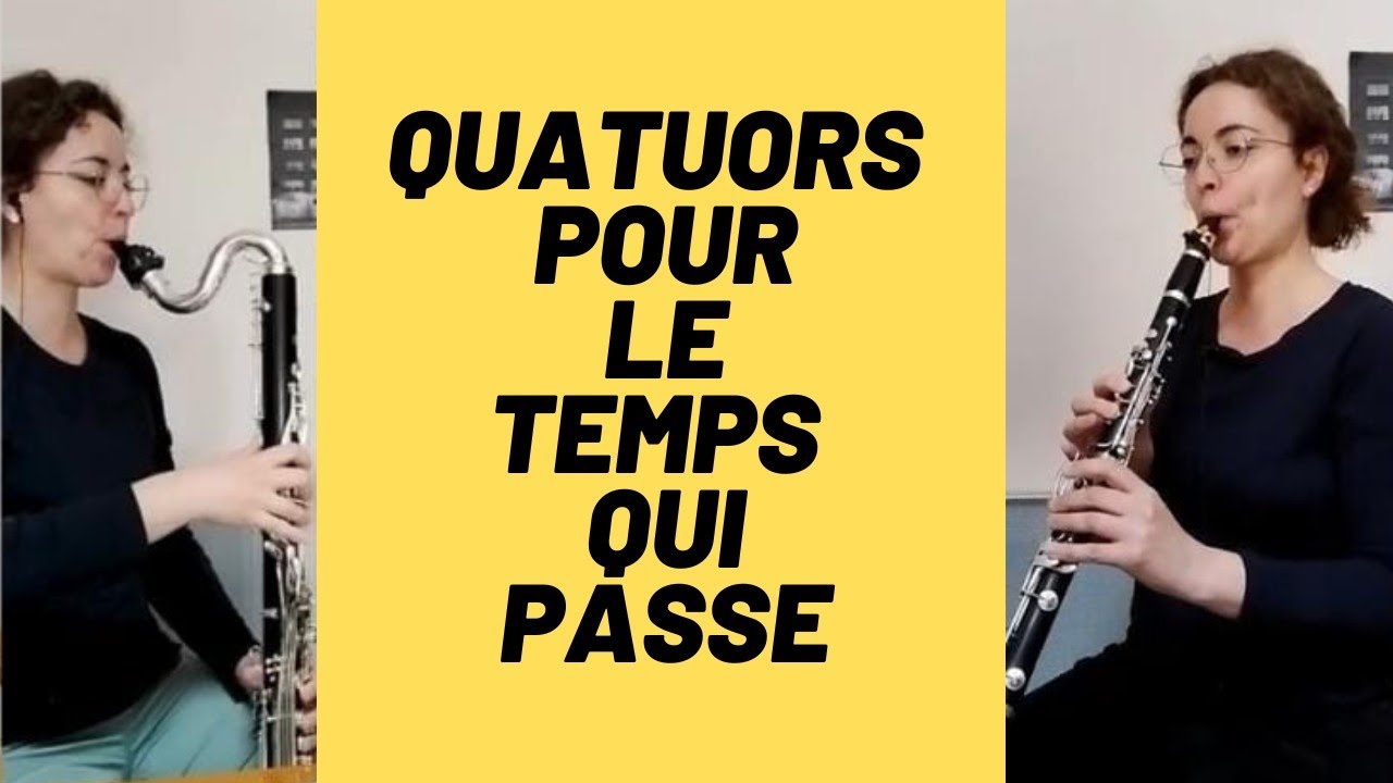 12 quatuors de clarinette pour le temps qui passe