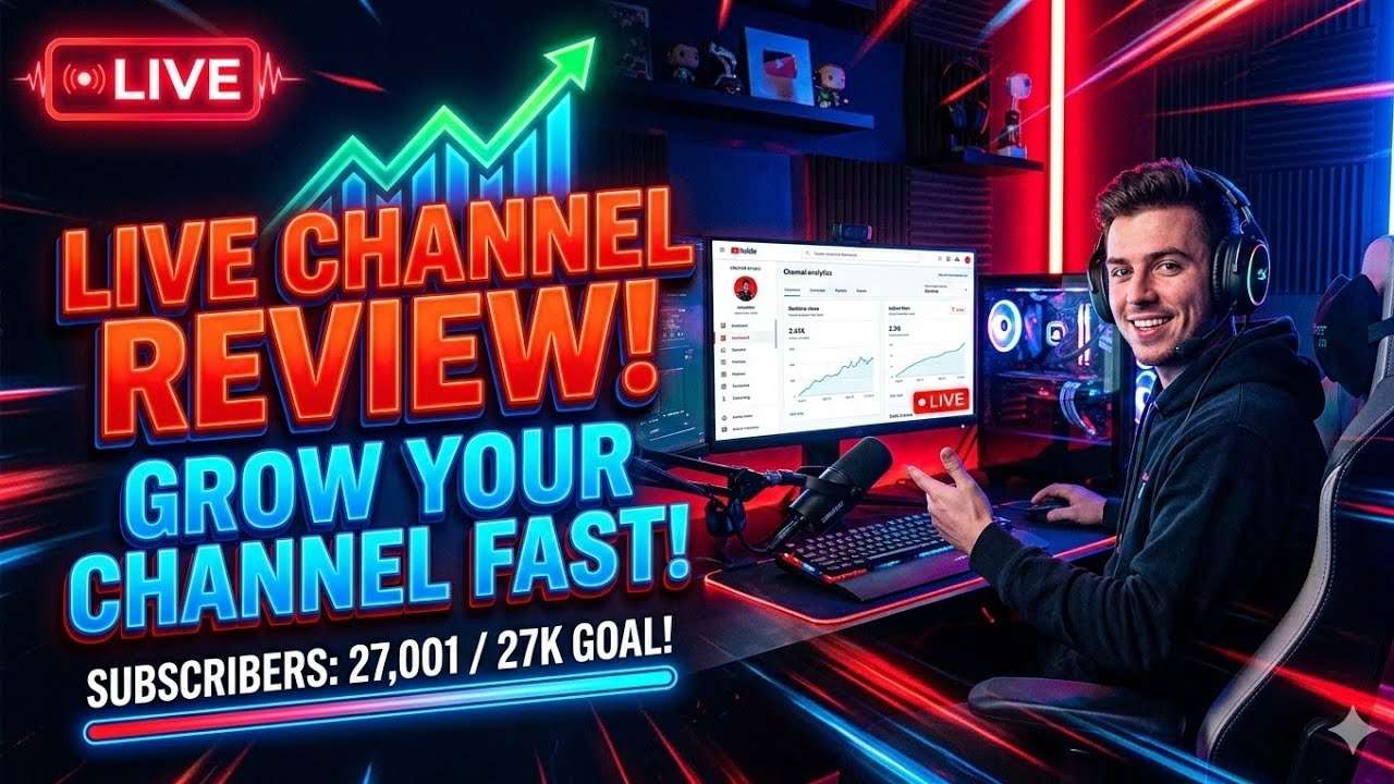 📈 LIVE STREAM | Grow Your Channel FAST Today!