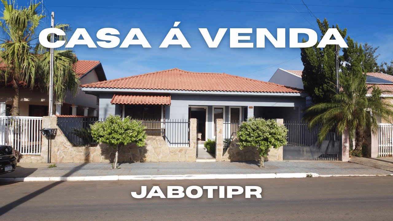 Casa à venda na Avenida Tiradentes em Jaboti/PR | Conforto, Sofisticação e Localização Privilegiada