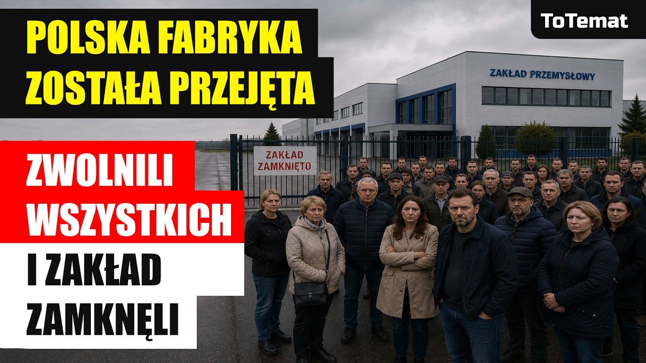 Polska fabryka została przejęta | Zwolnili wszystkich i zakład zamknęli