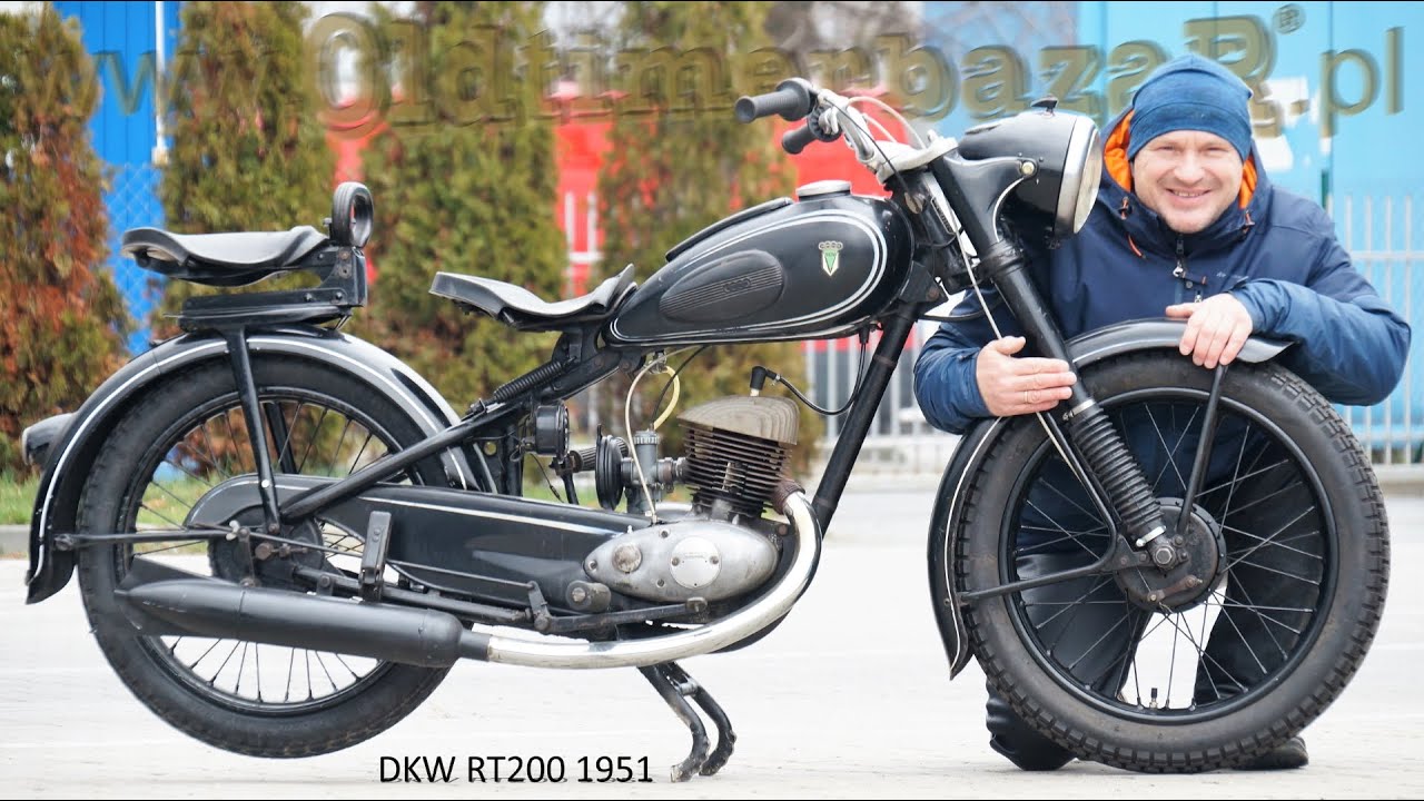 OldtimerbazaR ~ DKW RT200  starsza siostra WFM i WSK - opowiada Piotr Kawałek