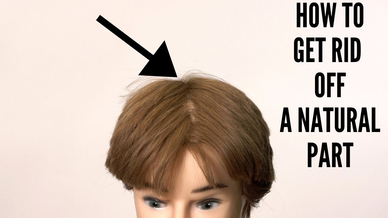 Как избавиться от естественного пробора — TheSalonGuy