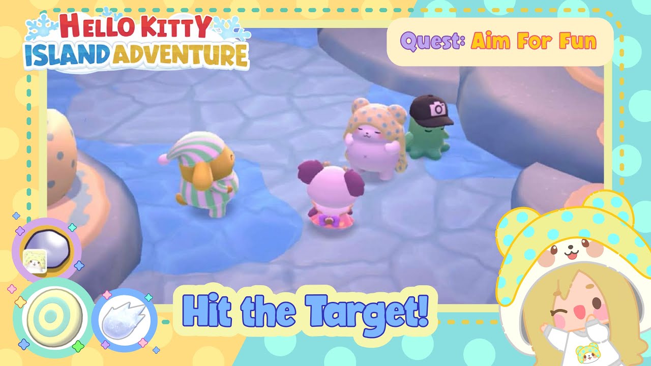 Hit the target!  Hello Kitty Island Adventure! #sanrio 