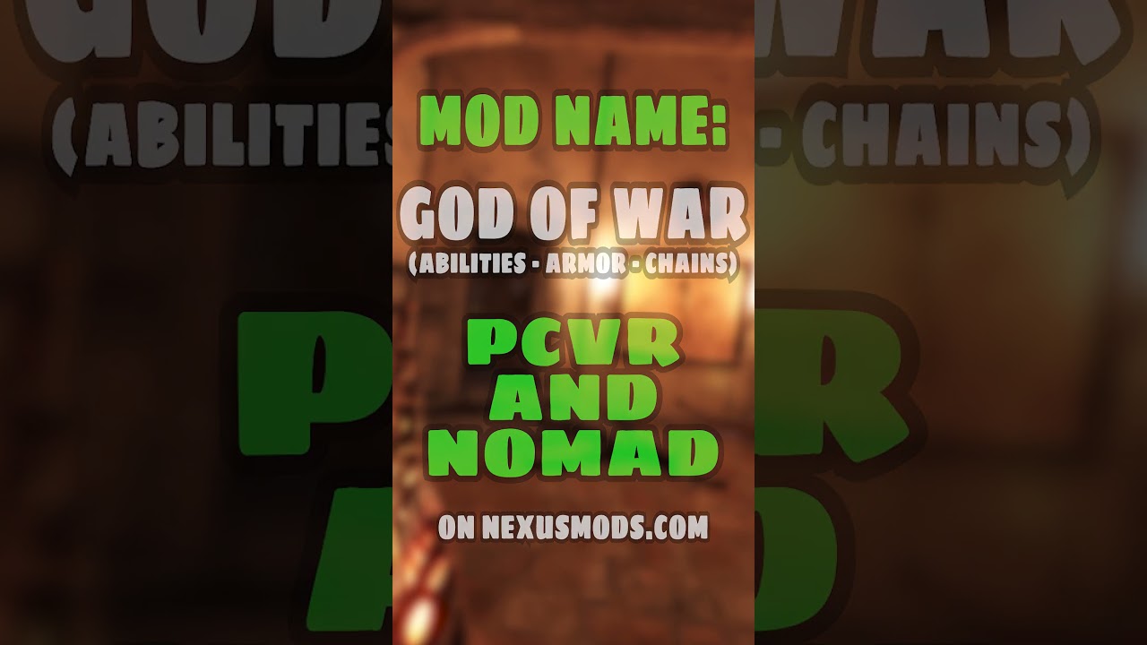 Лучший мод God of War для NOMAD | Blade & Sorcery