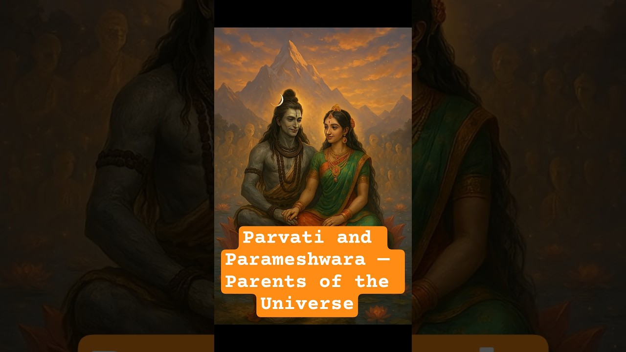 Parvati and Parameshwara &mdash; Parents of the Universe #sanatandharma #brahmanandam #telugu  #shiv
