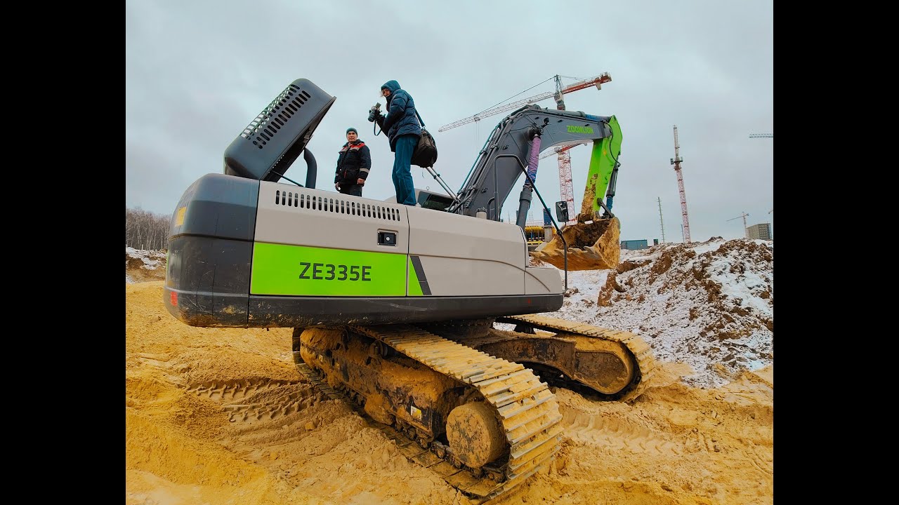 Краткий обзор экскаватора ZE335E Zoomlion