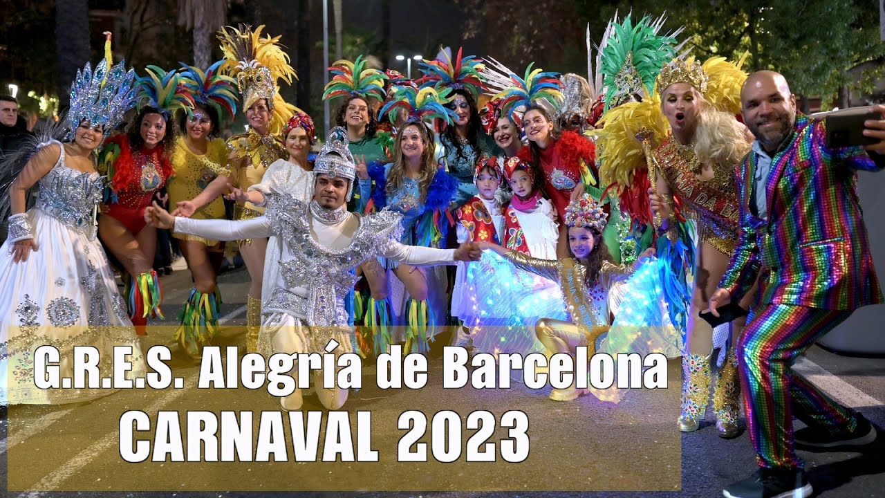 🔥 G.R.E.S.  Alegría de Barcelona CARNAVAL 2023/ Nou Barris 💥 4K