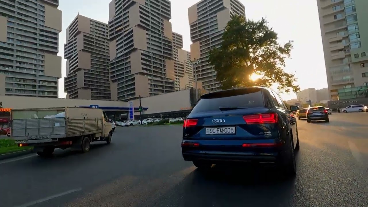 Cycling on different streets#bicycling /CITY BAKU Streets/Velo Vlog