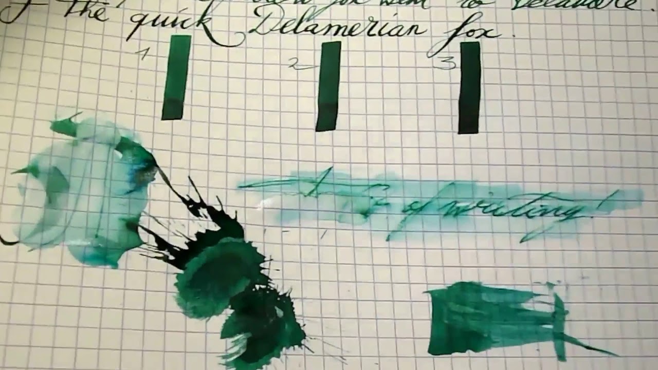 Inkcyclopedia Diamine Delamere Green