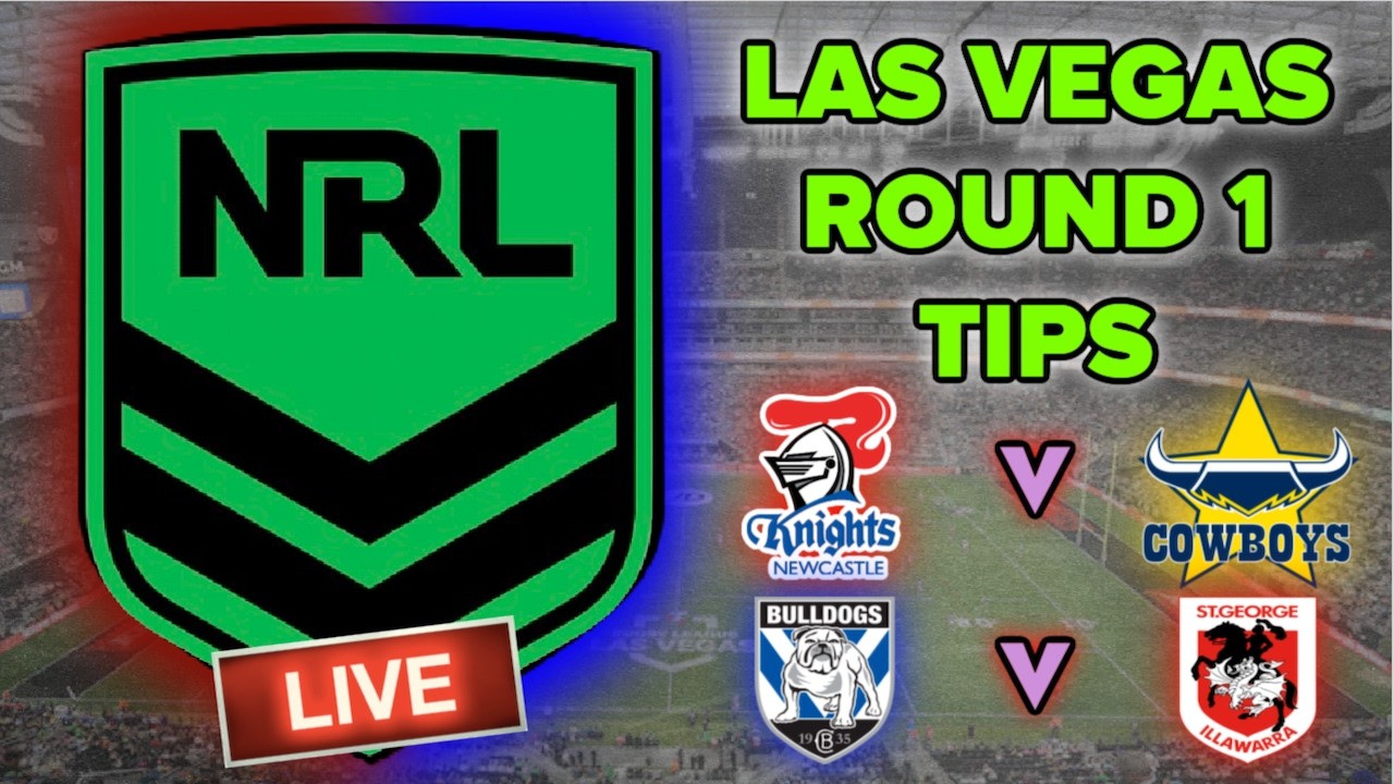 LIVE: NRL Round 1 Las Vegas Tips | Full Predictions & Season Kickoff 🏉🔥