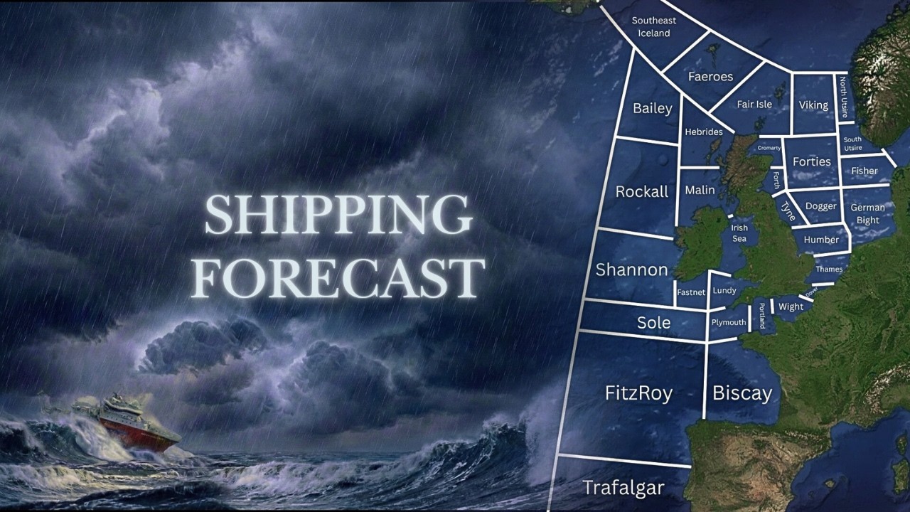 Deep Sleep Shipping Forecast – BBC Style Narration (1h 40m)