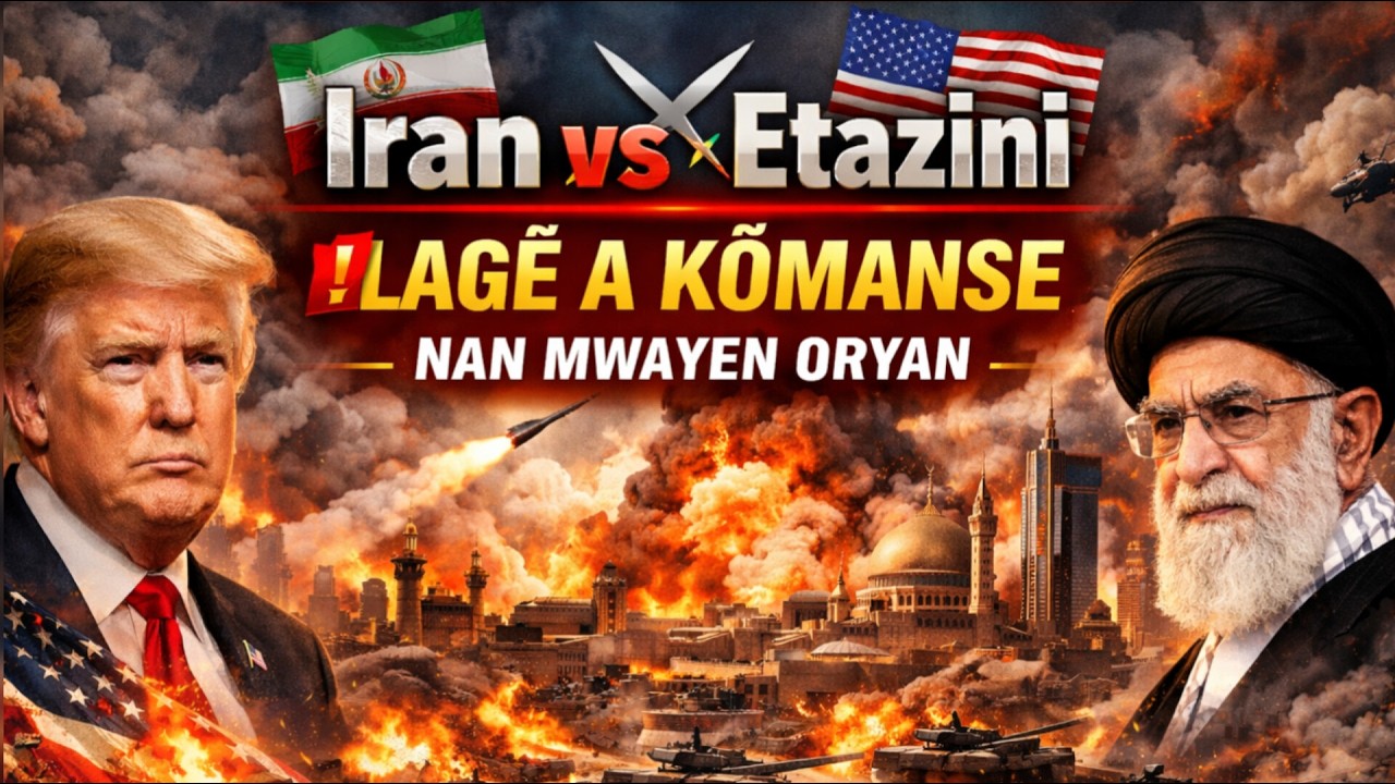 Iran frape baz militè Etazini nan Mwayen Oryan aprè atak Trump ak Izrayèl voye fè sou yo