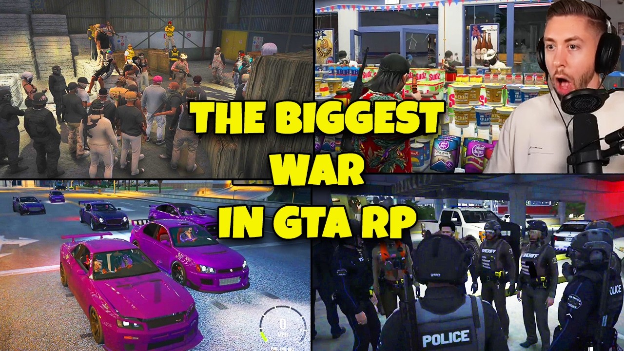 CG VS The Cartel - THE BIGGEST WAR IN GTA RP EVER!