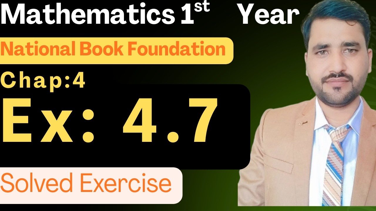 Class 11 Maths Chapter 4 Exercise 4.7 | Ex 4.4 Class 11 | 4.7 Maths Class 11 | NBF | Math Expansion