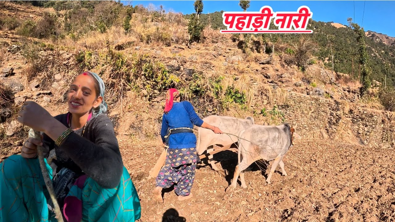 Pahadi Nari Sab Kam Kar Sakti Hai || बबली ने पहली बार देखा Waterfall इतना बड़ा 