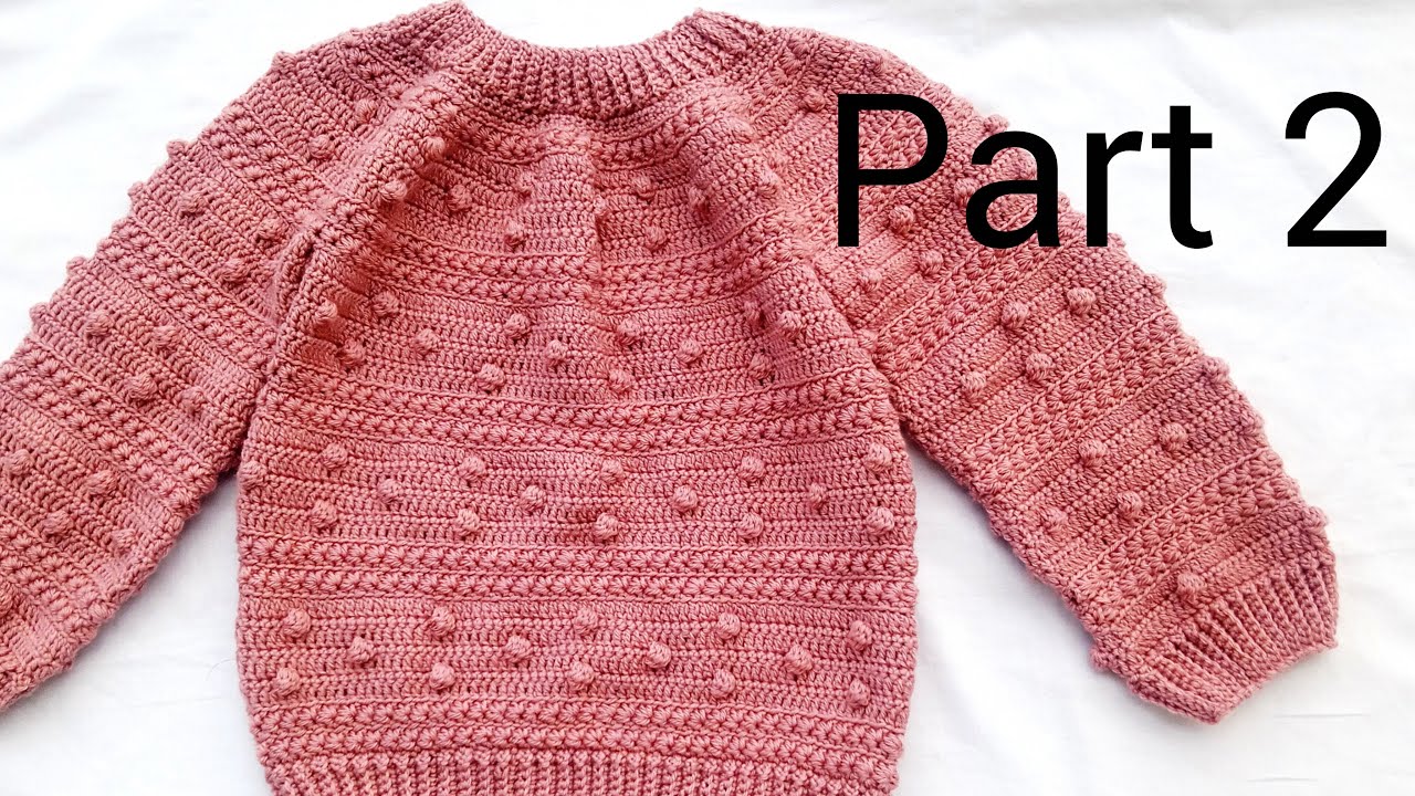 Crochet Pullover /Sweater , easy to work tutorial 