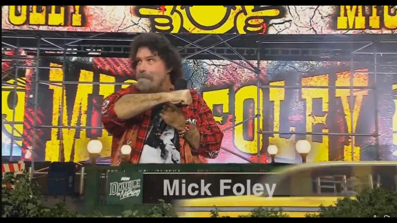 MICK FOLEY AEW DEBUT ENTRANCE - AEW DOUBLE OR NOTHING 2026 - 25 MAY 2026