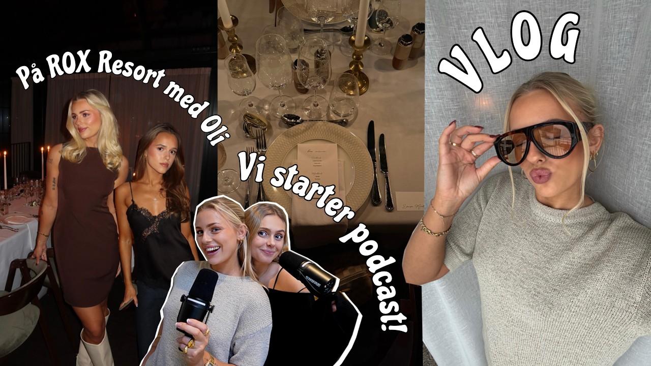 VLOG: 3 gode dage i mig liv | Spaophold, photoshoot + NY PODCAST!