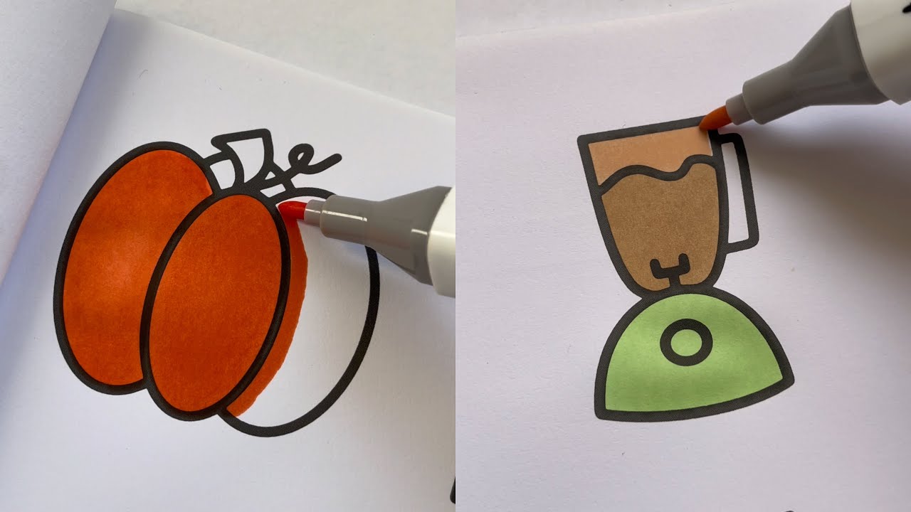 30 minutes of relaxing ASMR with art markers (no talking) (no midroll ads!)