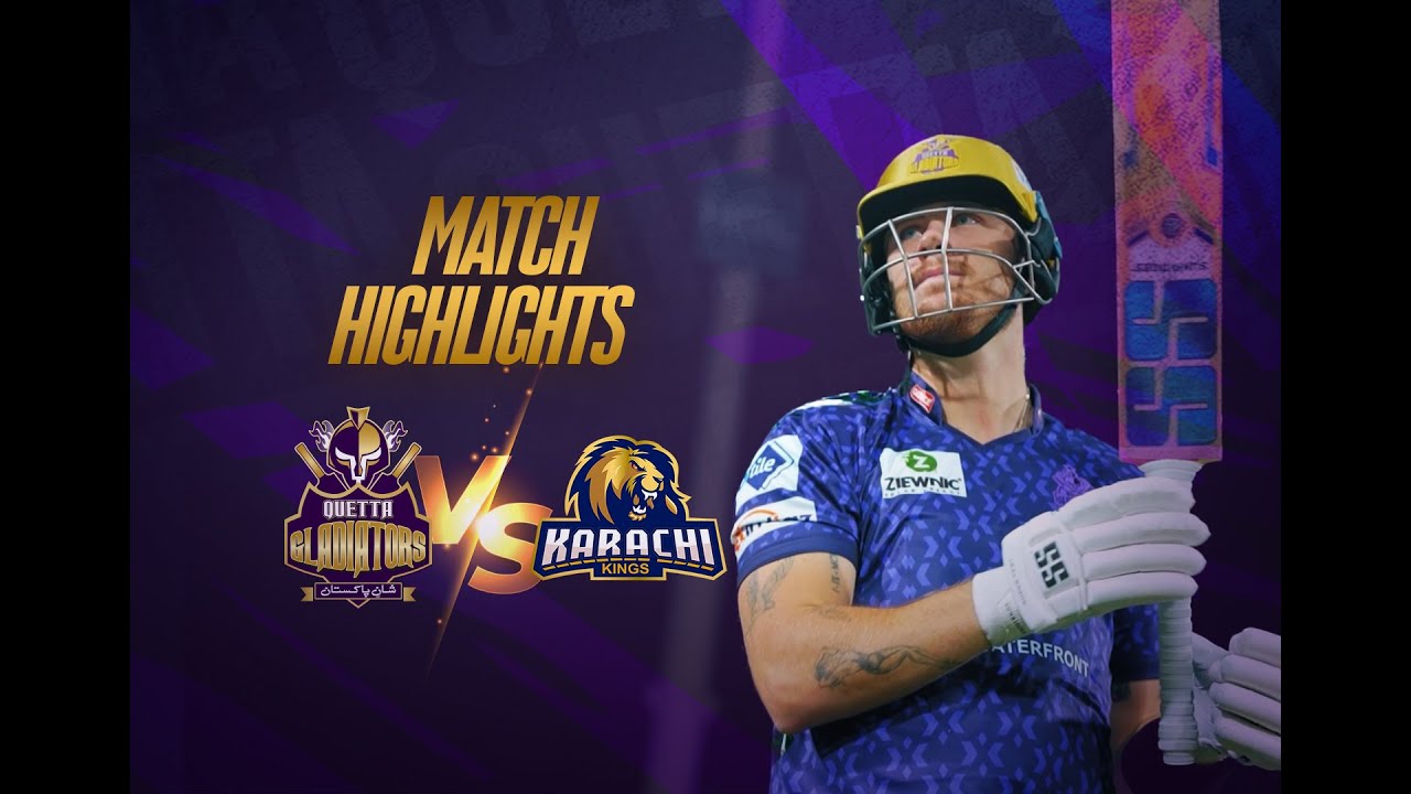 Match 04 Highlights | Quetta Gladiators vs Karachi Kings | HBL PSL X