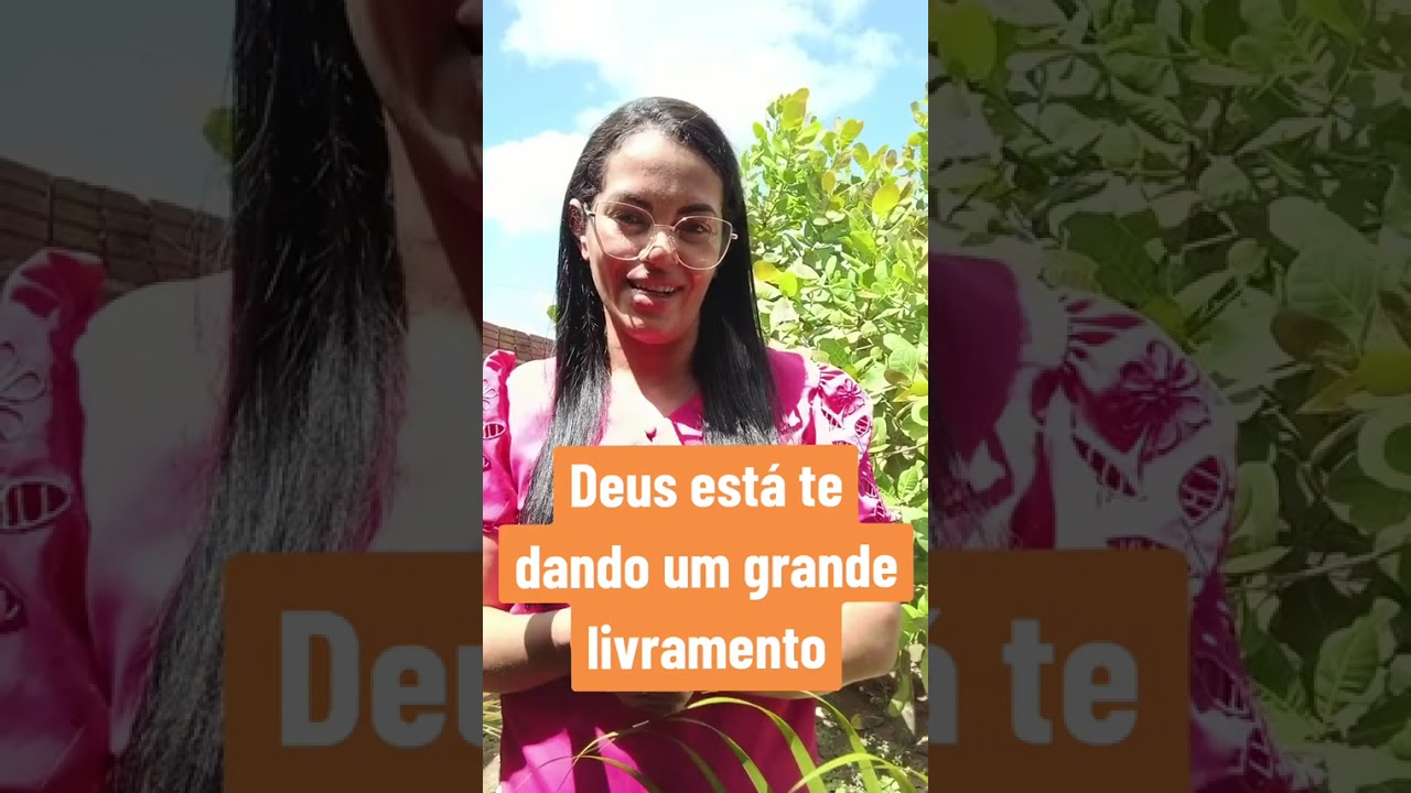 Deus está dando livramento