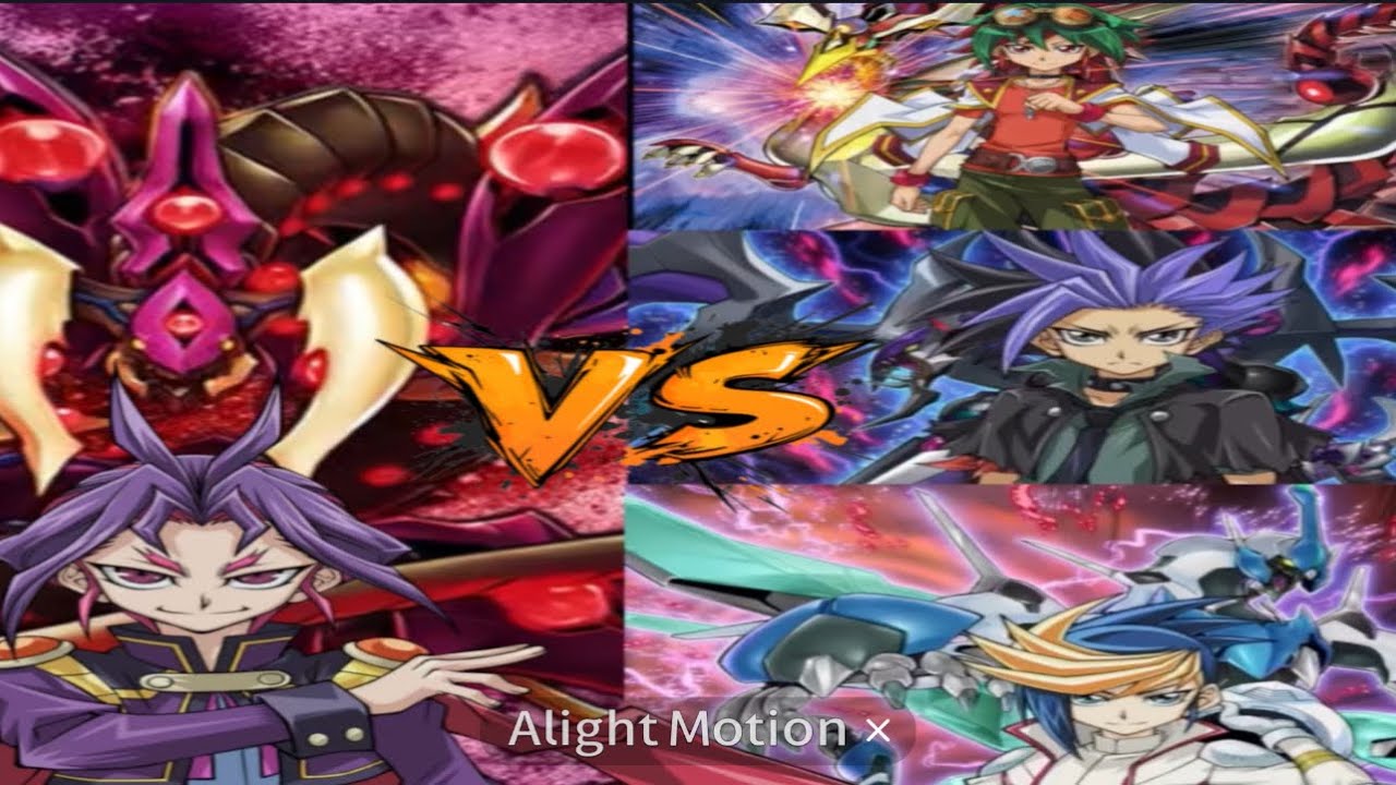 Yuri vs Yuya, Yuto and Yugo | Anime duel | EDOPRO Epic Duel 