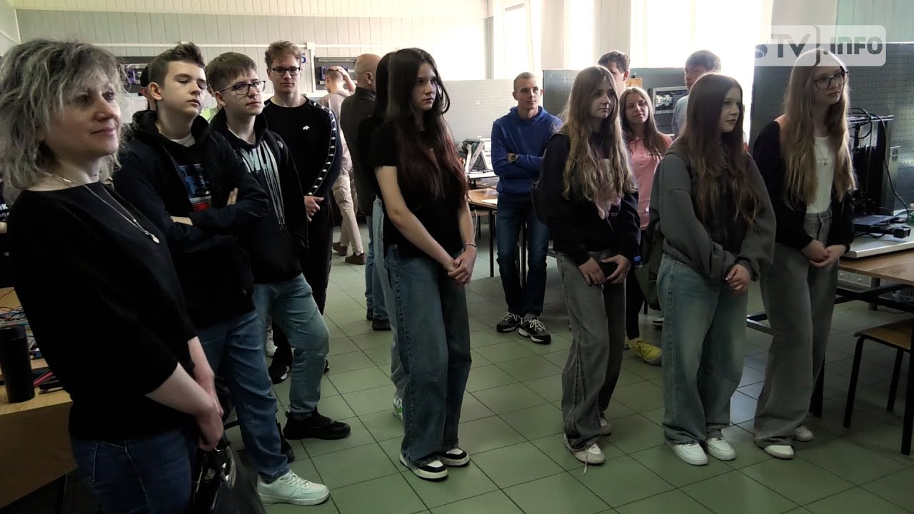 „Skłodowska” kusiła ósmoklasistów  Udany dzień otwarty  1
