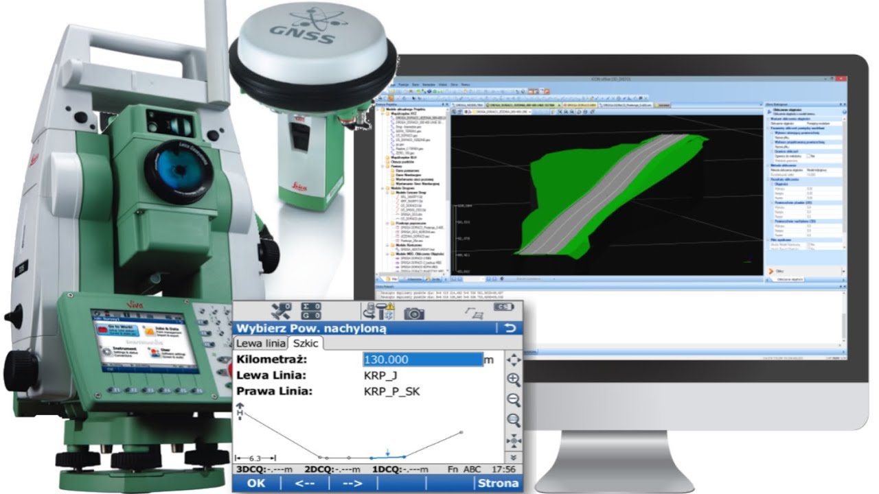 Przygotowanie modelu drogi do Tyczenia Drogi Leica RoadRunner i Geomax #MBS, #LMD,  #DBX, #XML