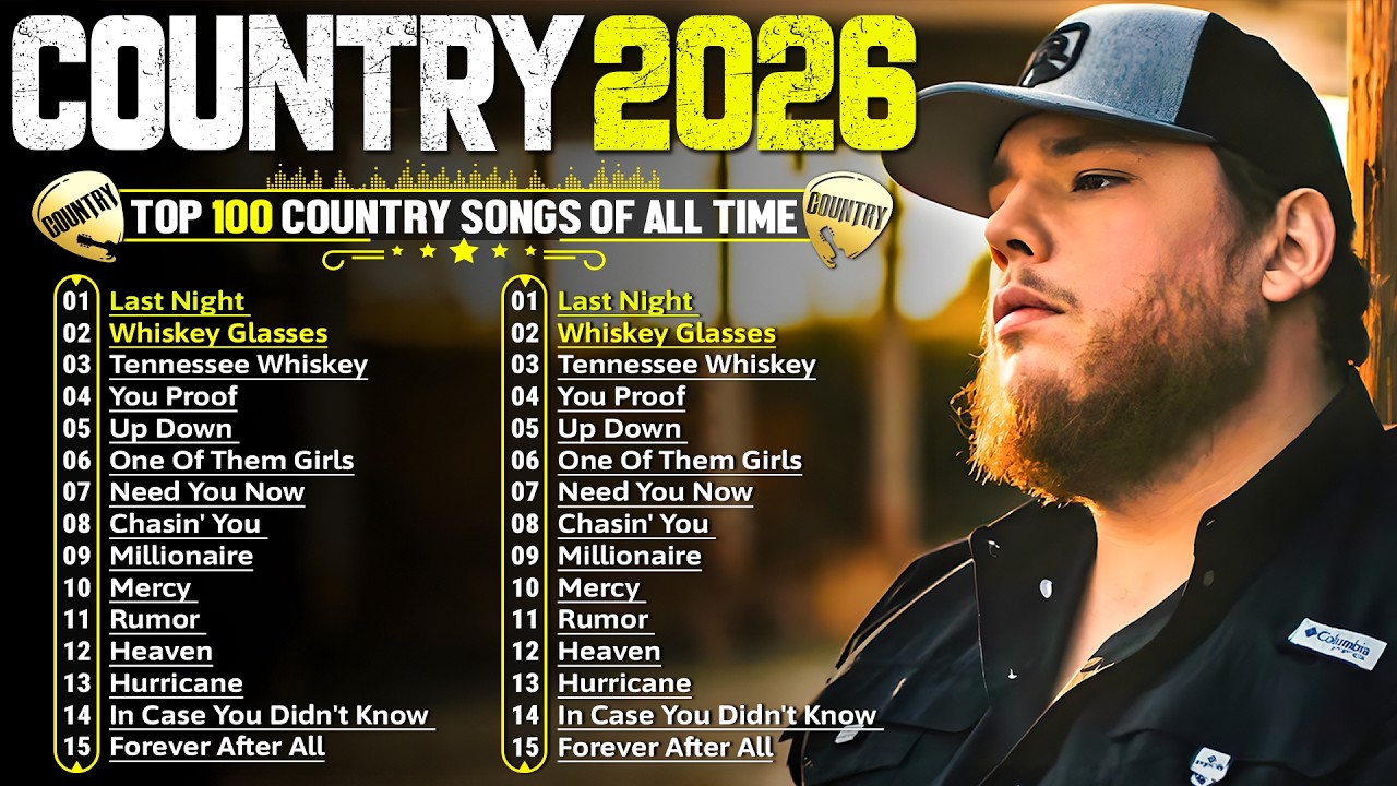COUNTRY MUSIC 2026 || Morgan Wallen, Luke Combs, Chris Stapleton, Luke Bryan, Jason Aldean,