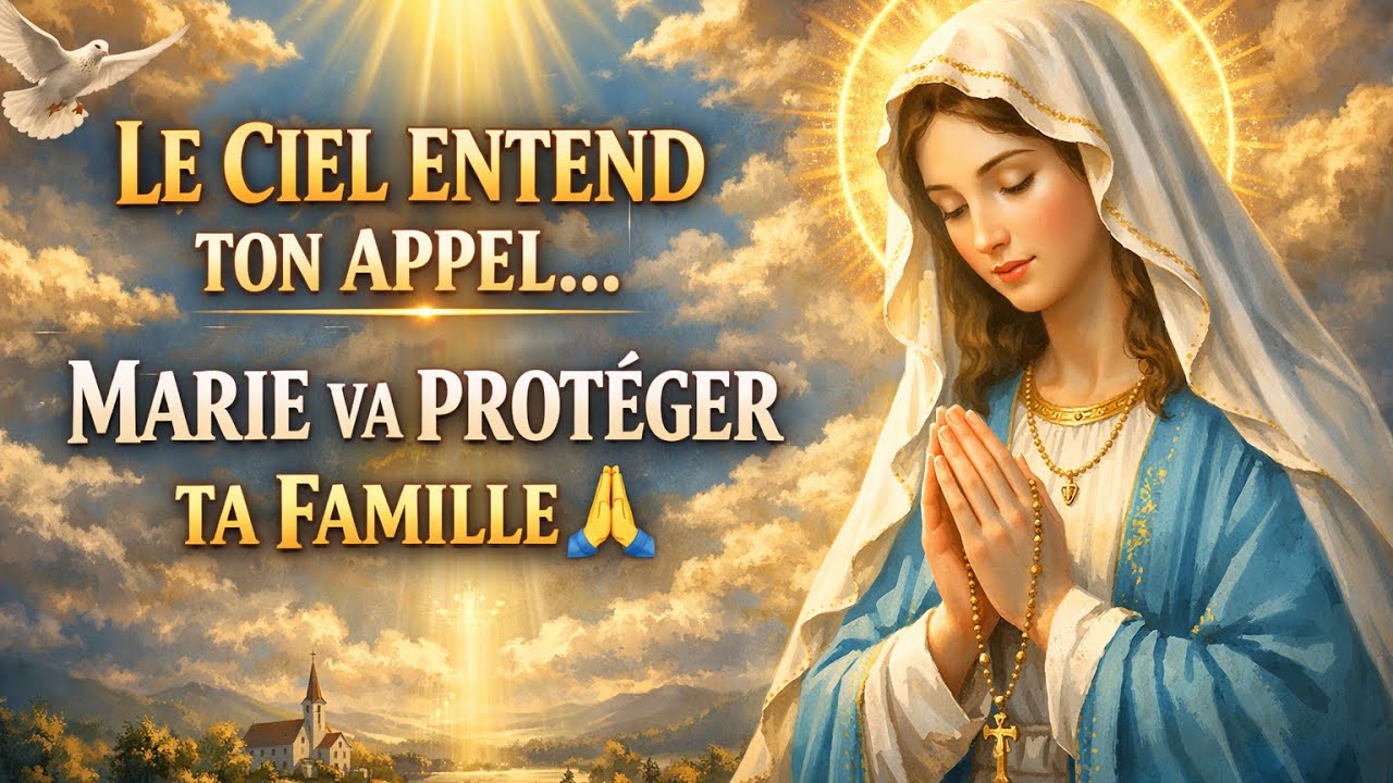👪 PRIÈRE FLASH à MARIE pour la PROTECTION de ta FAMILLE, de ton FOYER et de tes ENFANTS 💪