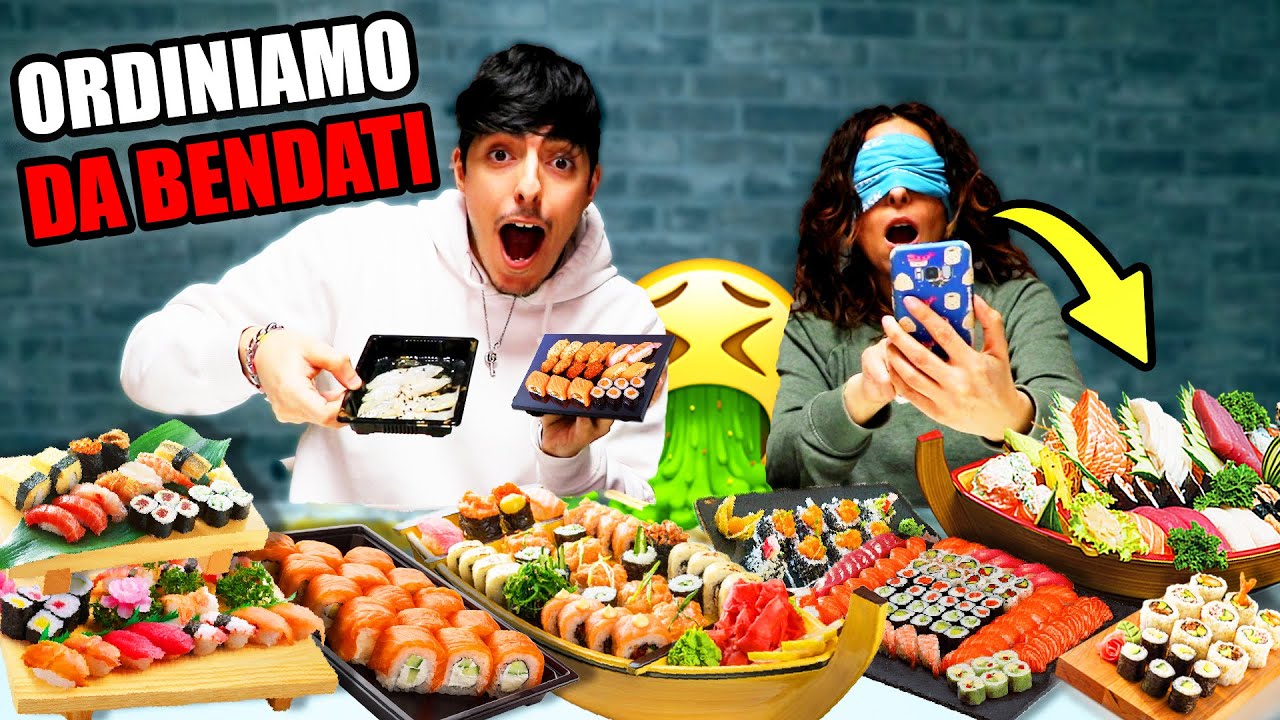 ORDINIAMO IL SUSHI DA BENDATI!! *MAI PIU!!*