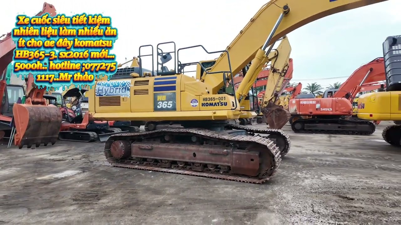 Xe cuốc KOMATSU HB365-3 hibrid sx2016 siêu tiết kiệm siêu mới hotline;0772751117..Mr thảo Zalo 