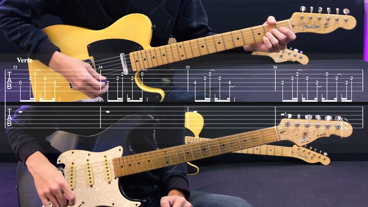 愛上你算我賤（周湯豪）Two Guitar TABs《董彈琴》