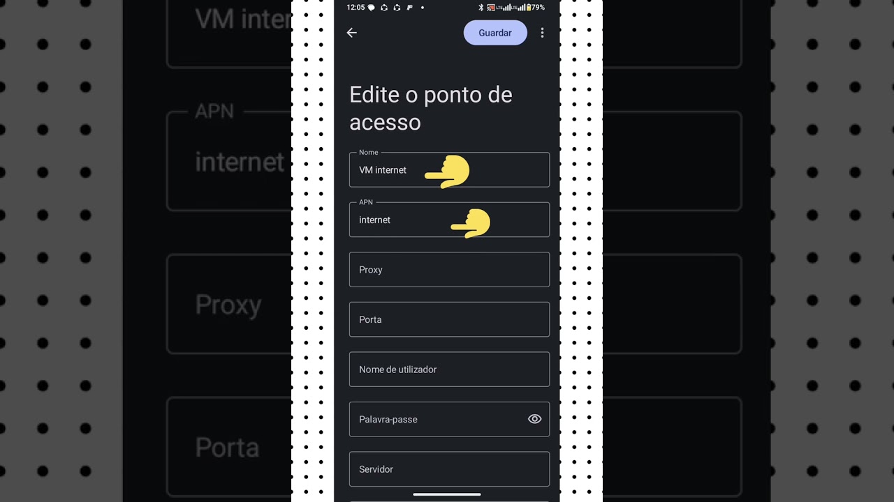 novo APN para Vodacom 