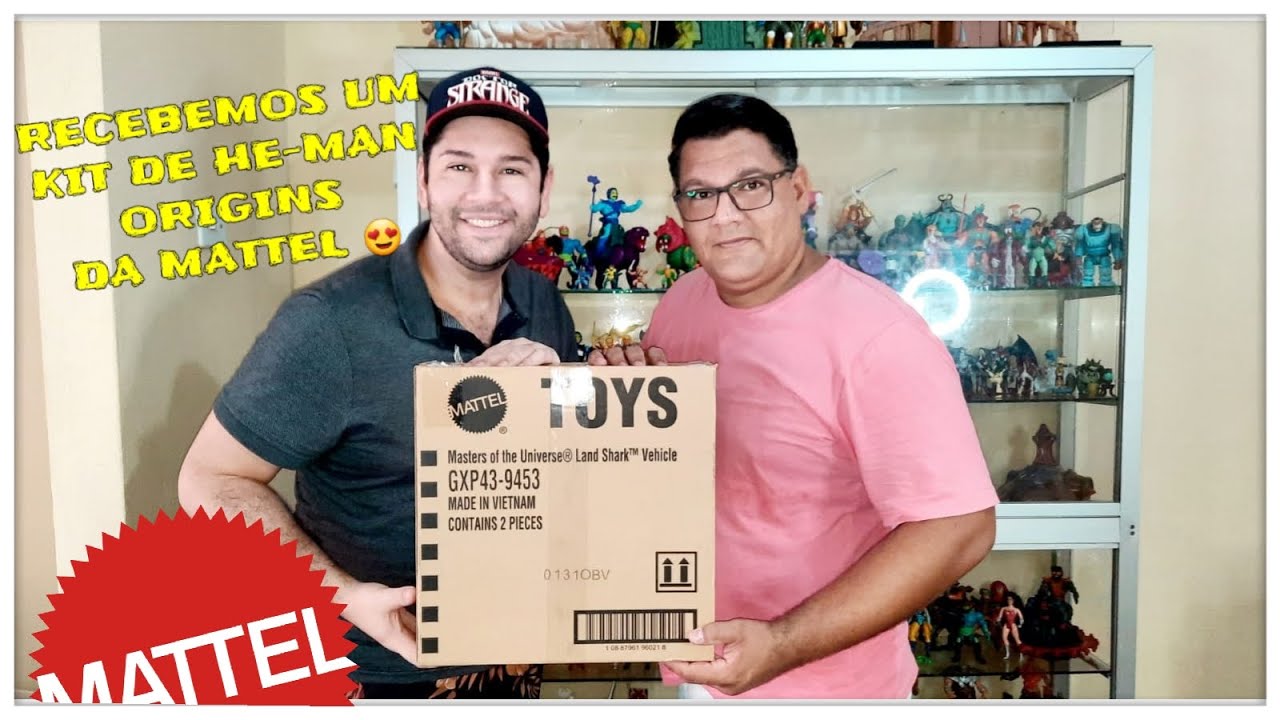 RECEBEMOS UMA CAIXA DA MATTEL! KIT MASTERS OF THE UNIVERSE ORIGINS!