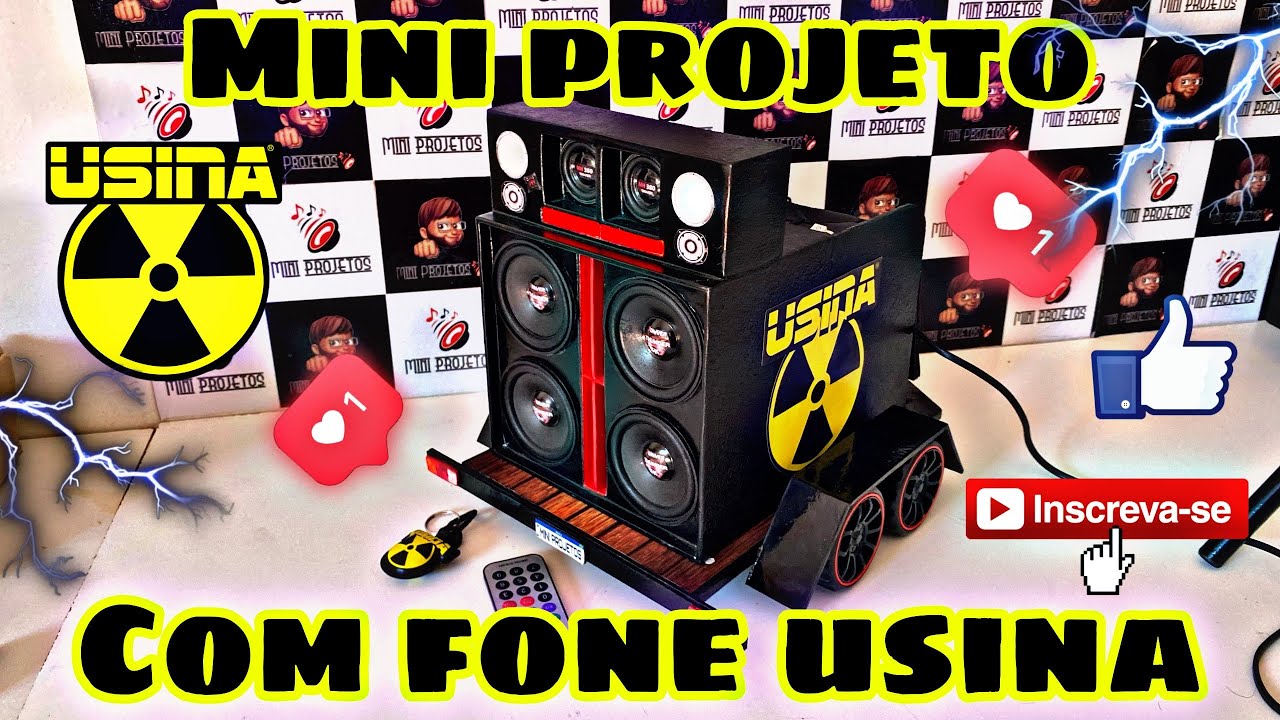 Mini projeto com fonte usina