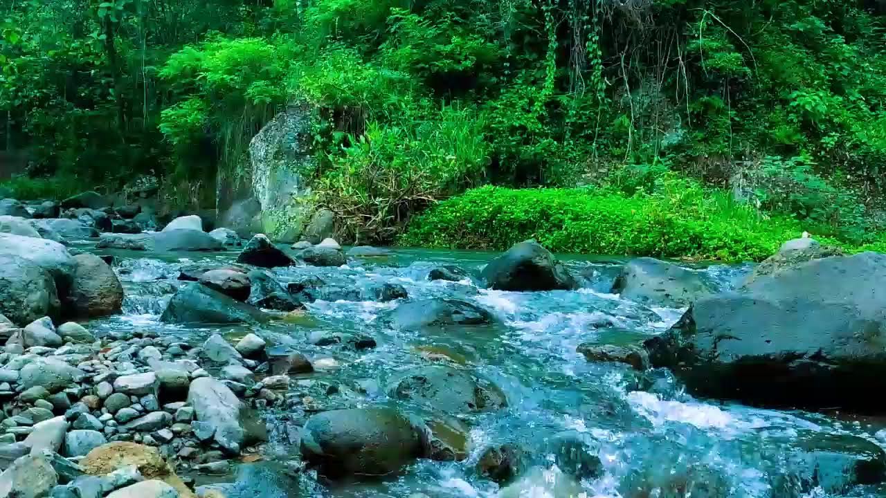 Sleep Meditation With Water Sounds 💦 Calming Music Water For sleep running water ASMR sleep