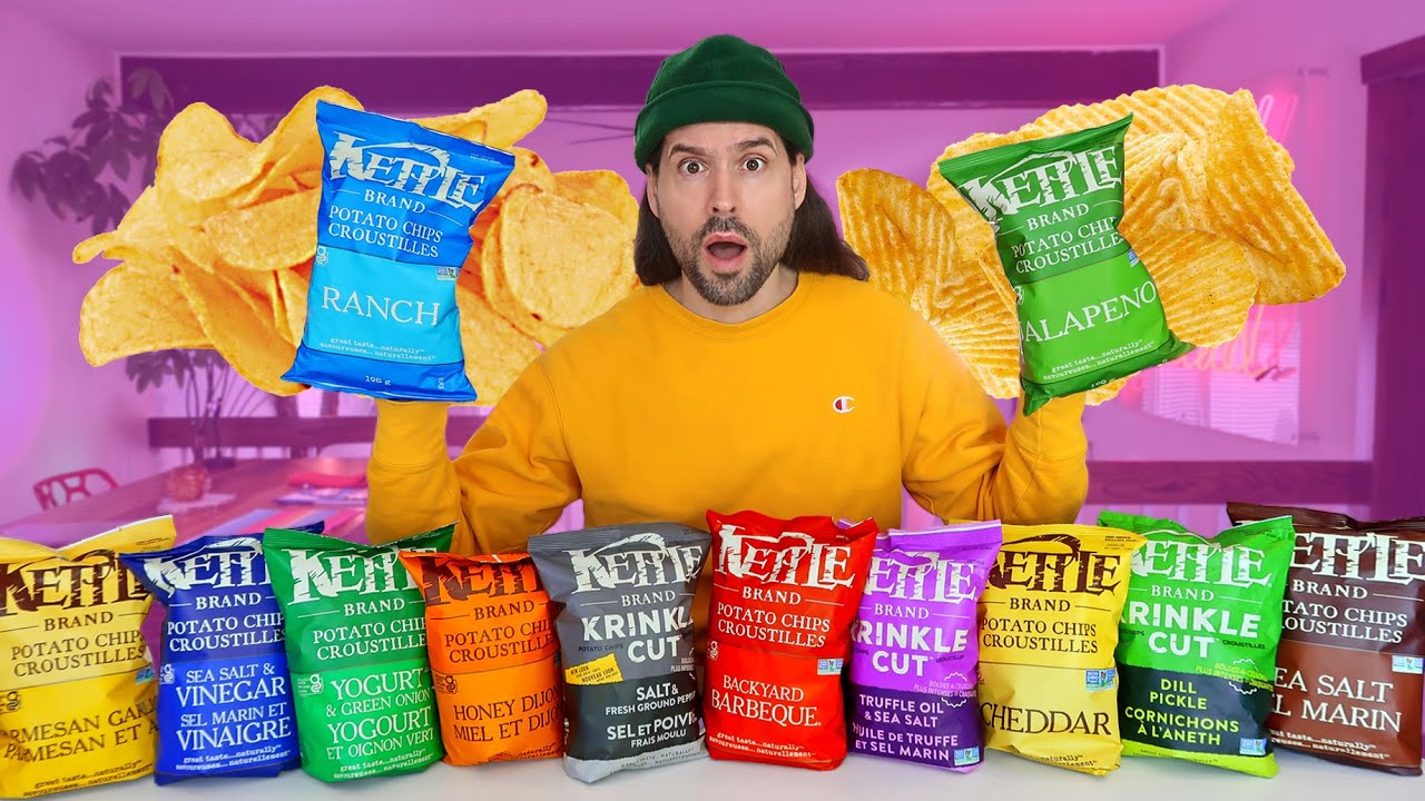 Je teste DES CHIPS et je les transforme en BÂTONNETS DE FROMAGE - HUBY