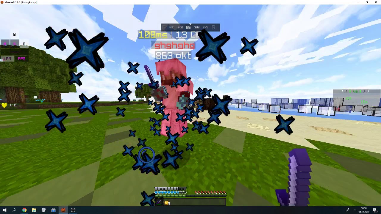 1v1 z gghg (gowno) kozaczyl i padl widac jego 15 cps