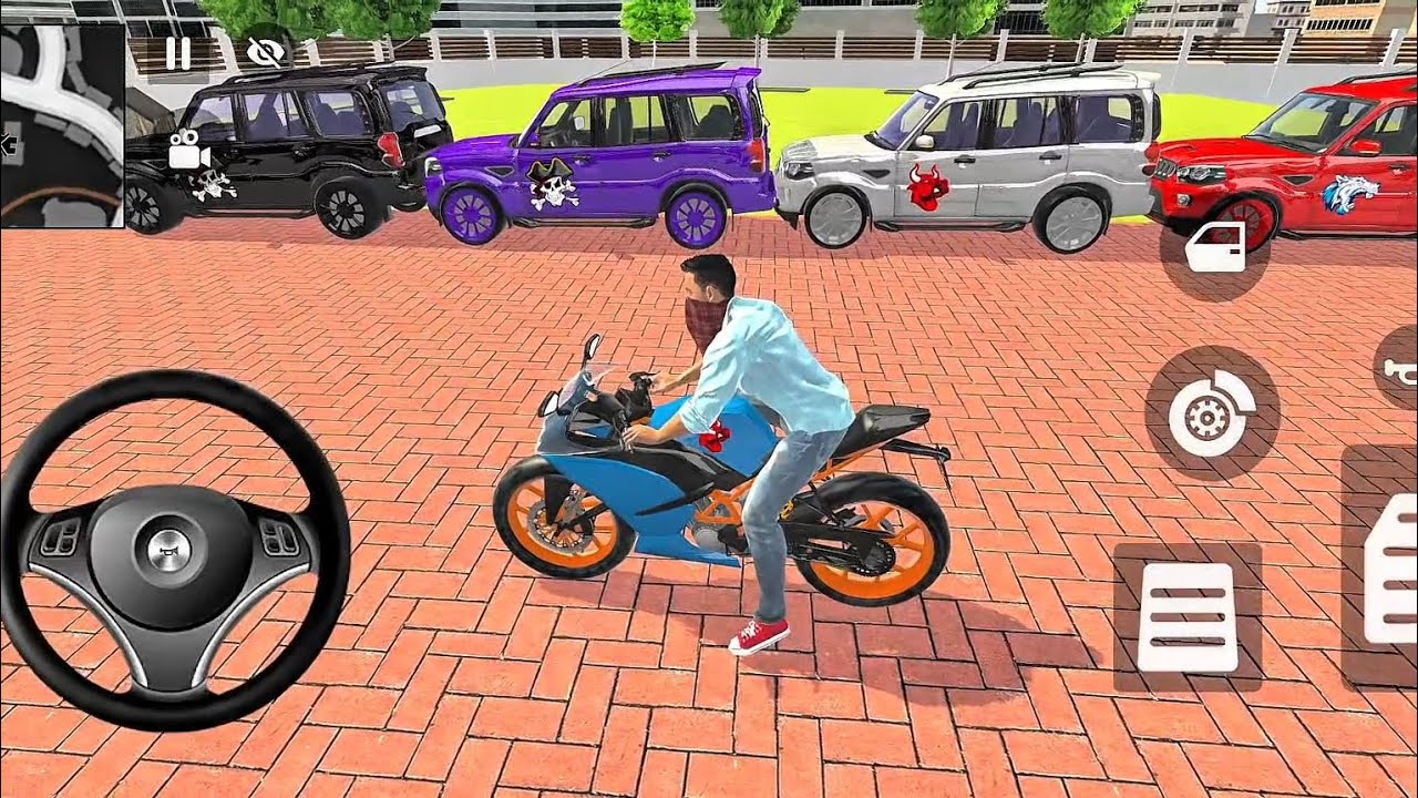 💥🎯Franklin order by 4️⃣ modified Scorpio 🚗 car simulator game 🎮 🇮🇳India thefts car simulator game 🎮🎯