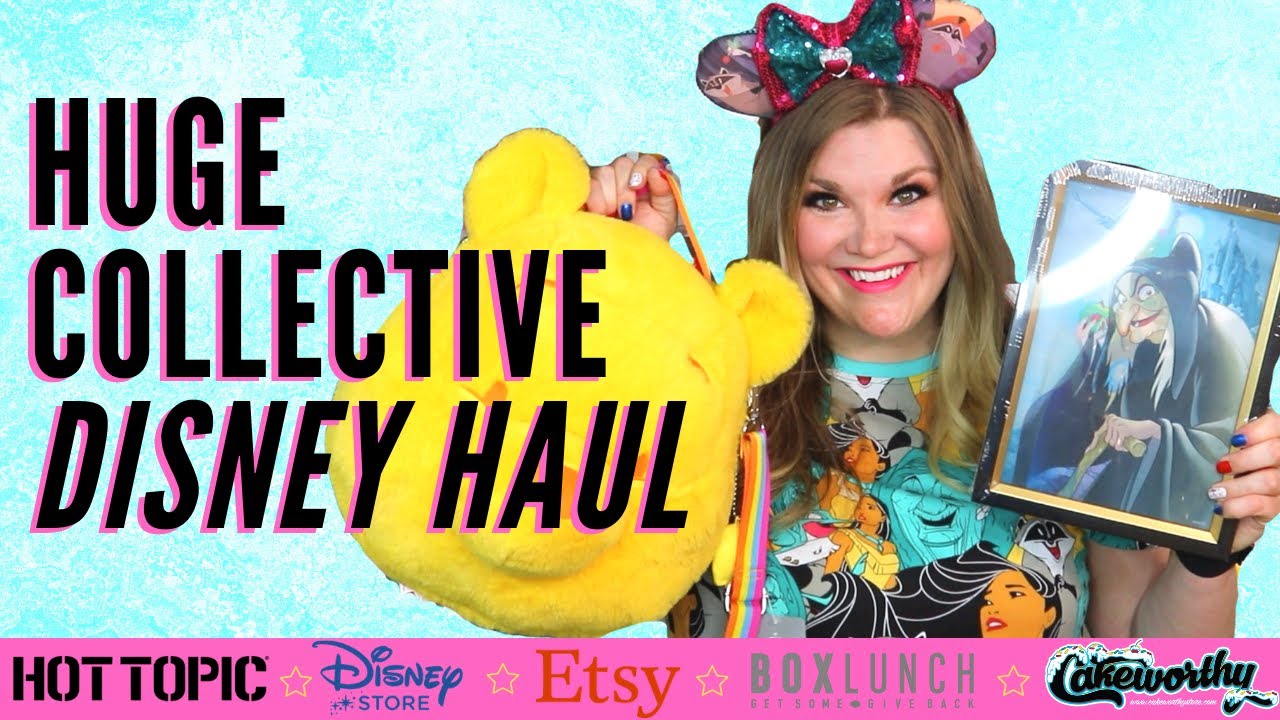 HUGE COLLECTIVE DISNEY HAUL 🛍Disney Small Shops, Hot Topic, ShopDisney, Box Lunch & Cakeworthy