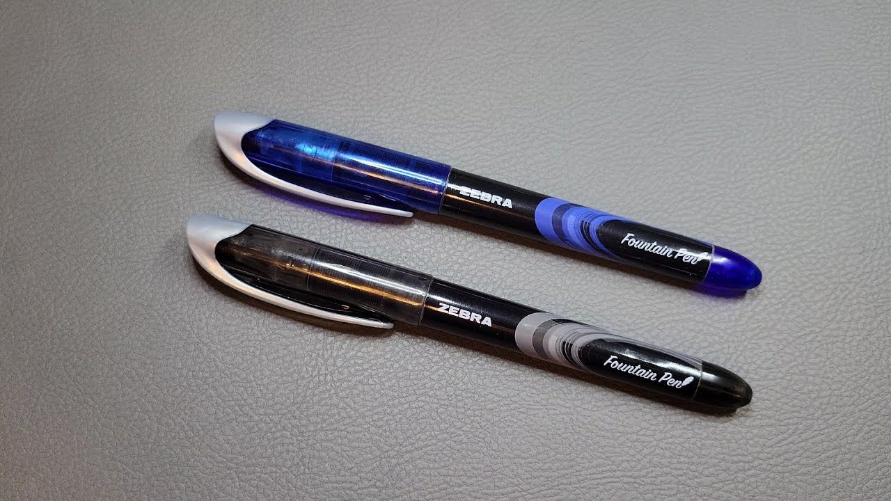 Zebra Disposable Fountain Pen Review