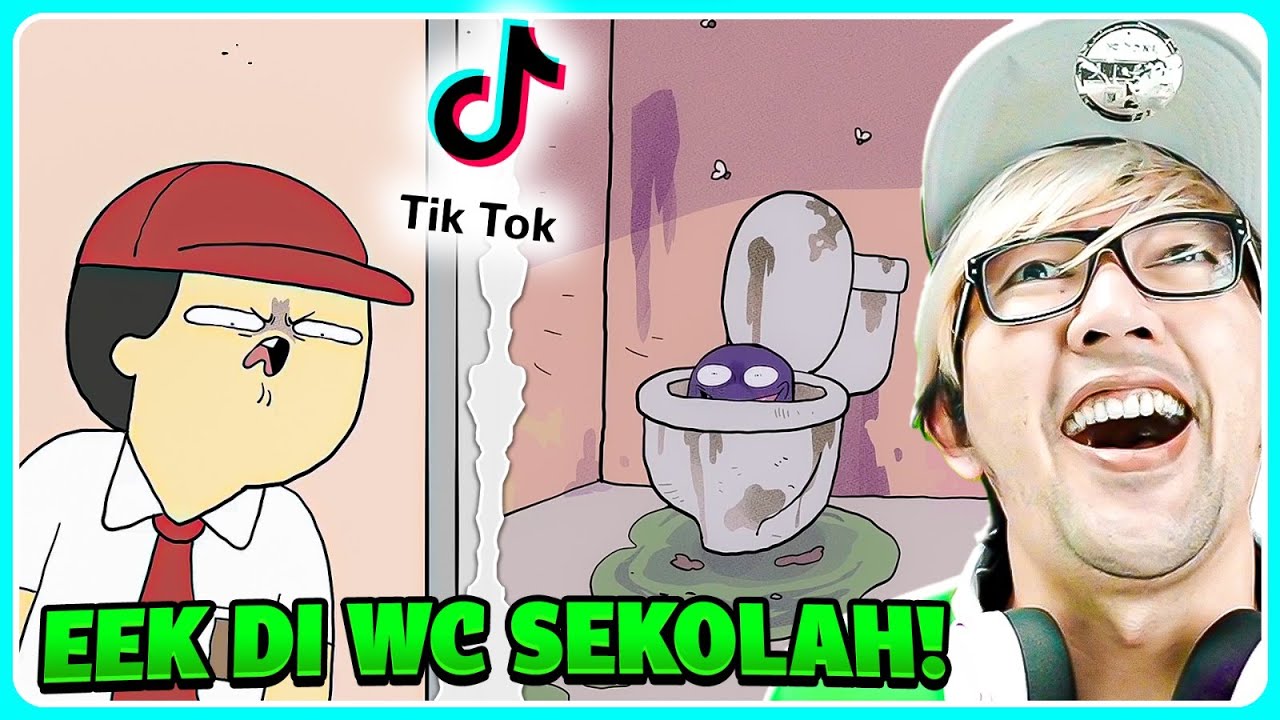 BANG CUPU REAKSI VIDEO LUCU TIKTOK!! KISAH WC PALING EPIC DI SEKOLAH WKWKW