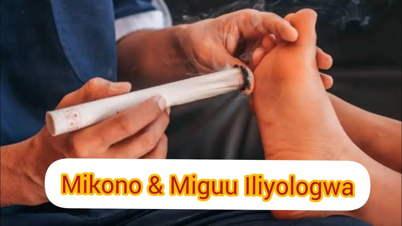 MIKONO NA MIGUU ILIYOLOGWA