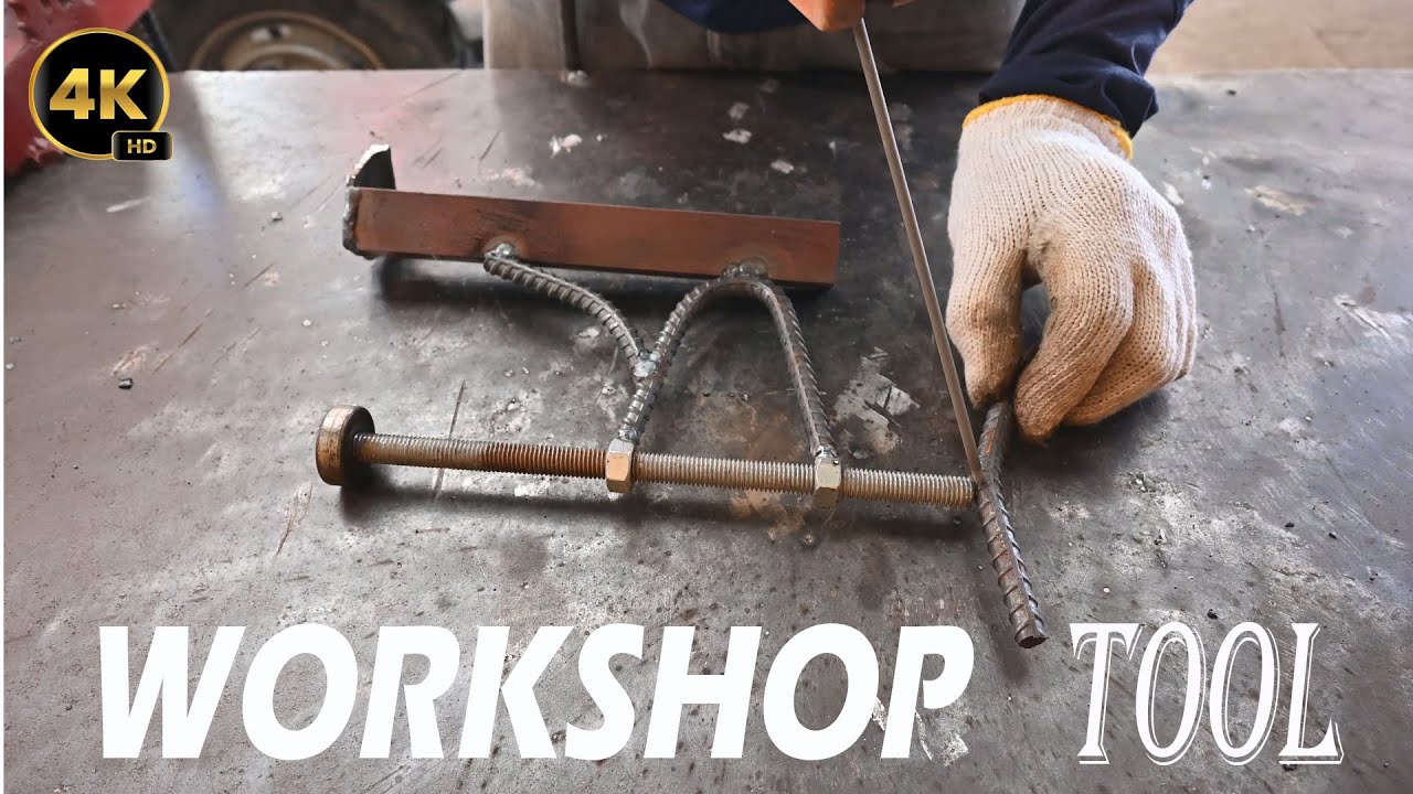 Scrap Metal to Useful Tool | DIY Metal Clamp Tutorial ... #clamp tool