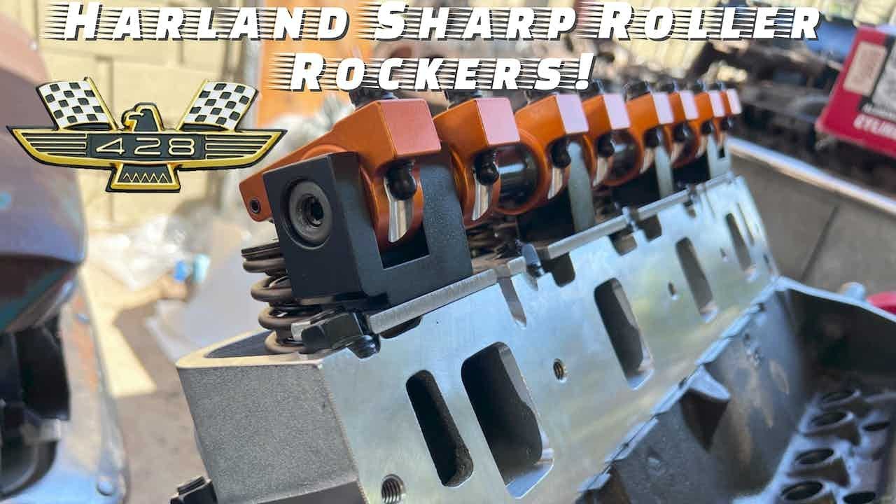 Сборка Ford 428 FE, часть 7: коромысла Harland Sharp Roller, толкатели и геометрия коромысел!